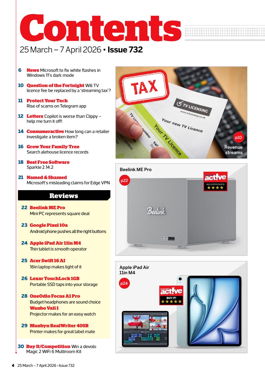 Computer Active Preview Pages