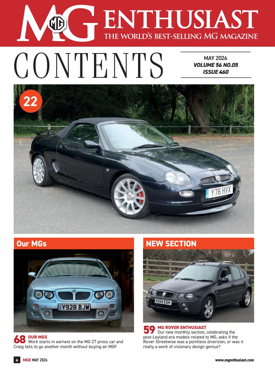 MG Enthusiast Preview Pages