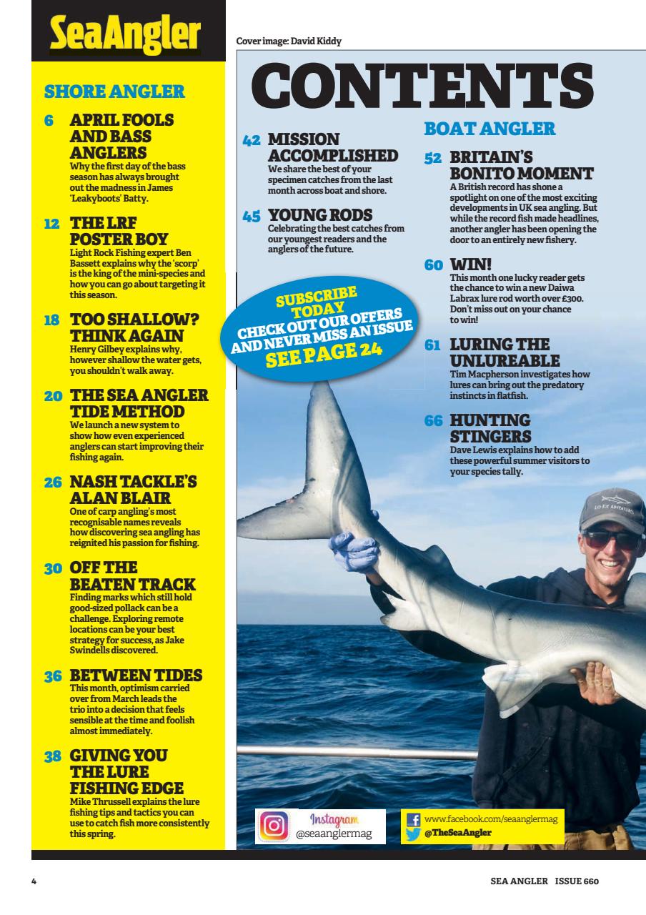 Sea Angler Preview Pages