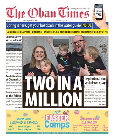 The Oban Times & Lochaber Times issue Thursday, March 19, 2026