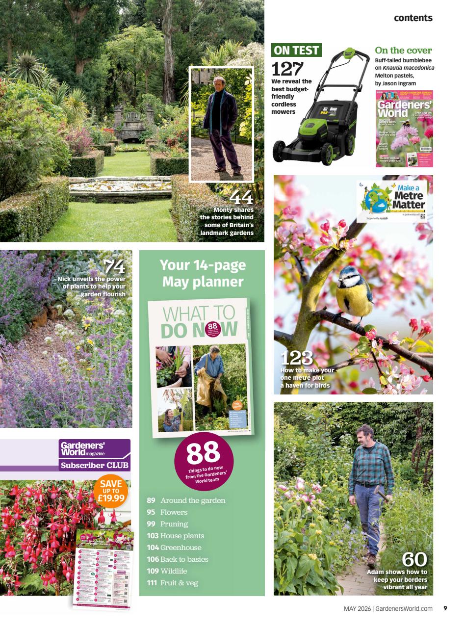 BBC Gardeners’ World Magazine Preview Pages
