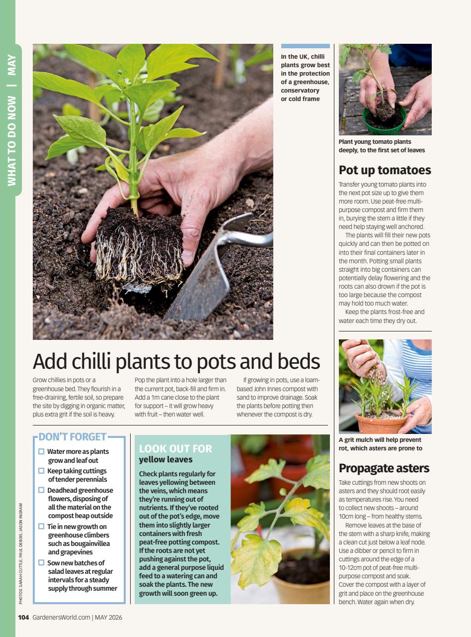 BBC Gardeners’ World Magazine Preview Pages