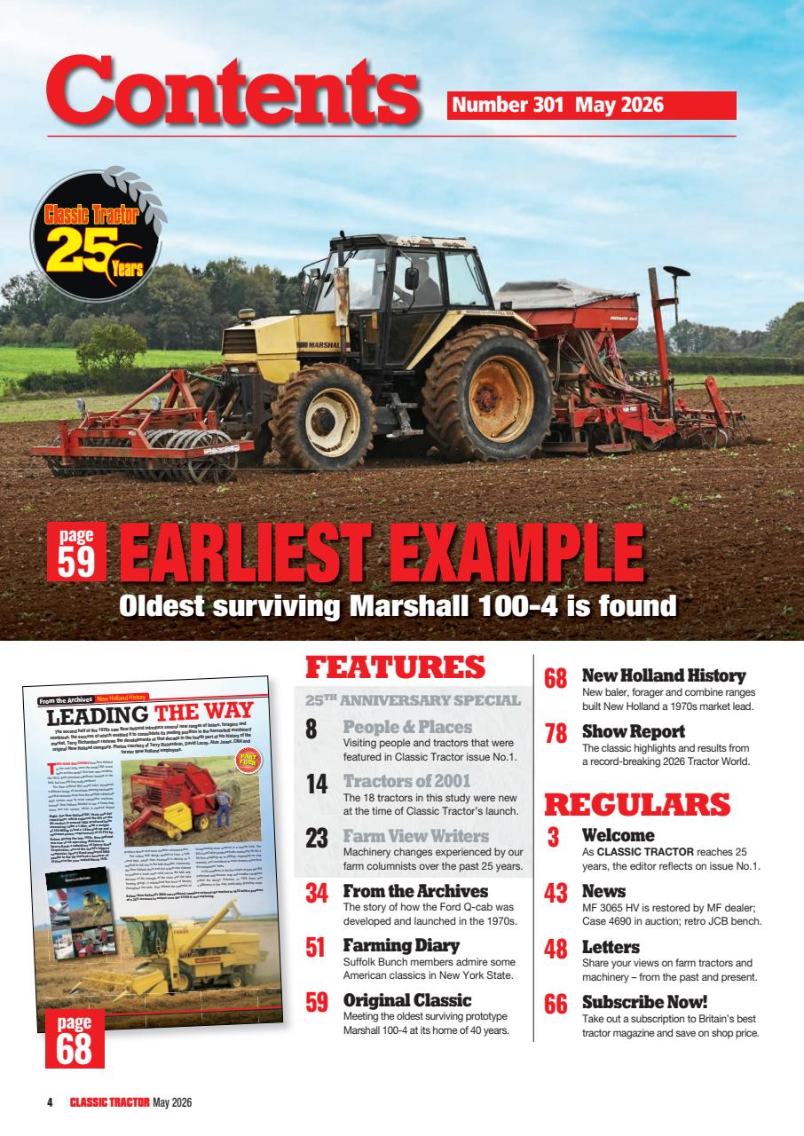 Classic Tractor Preview Pages