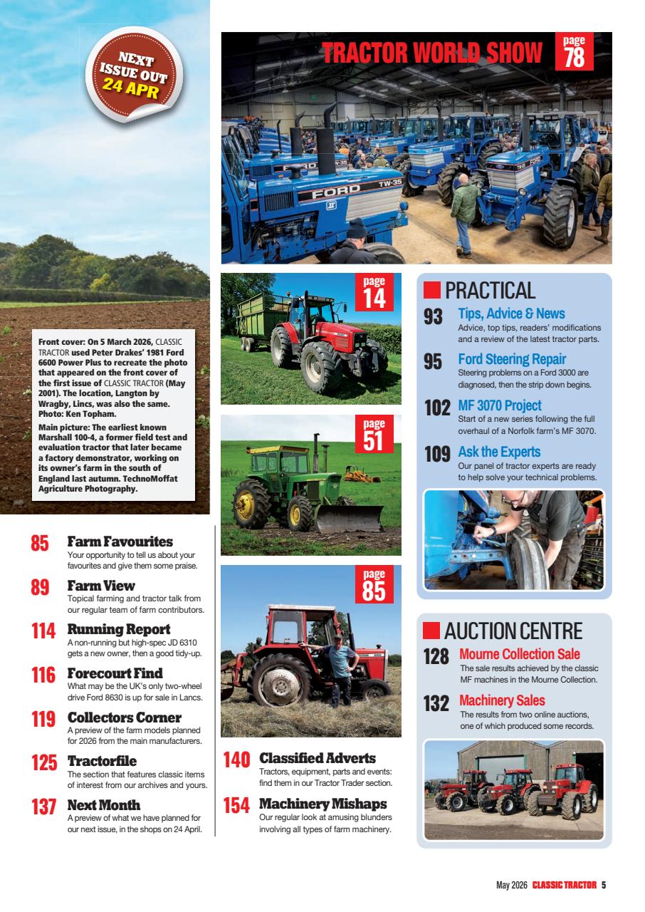 Classic Tractor Preview Pages