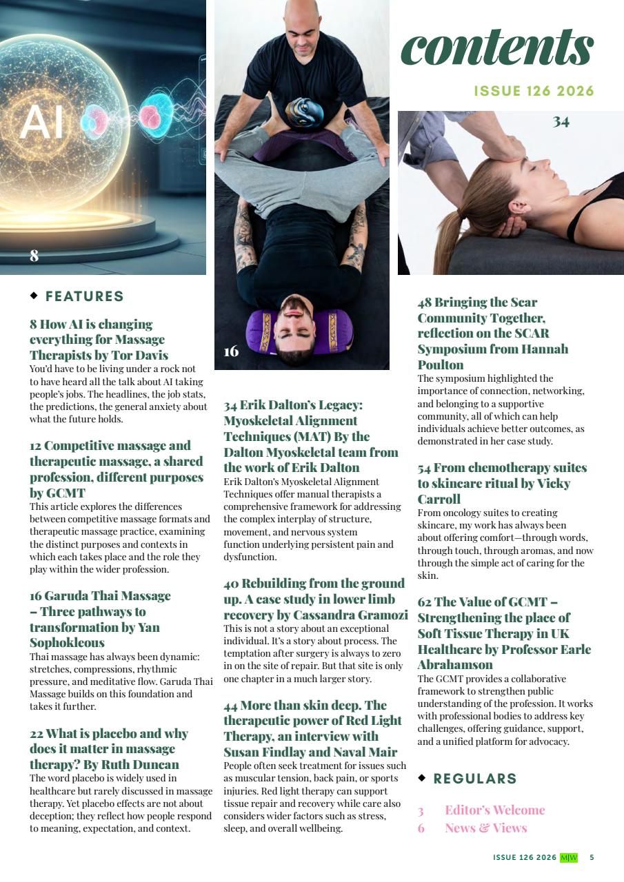 Massage World Preview Pages
