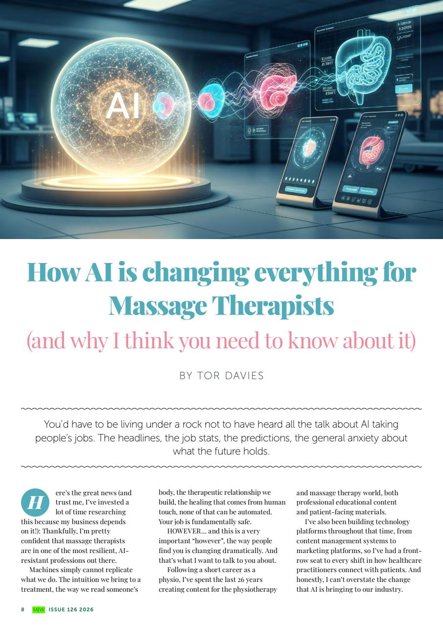 Massage World Preview Pages