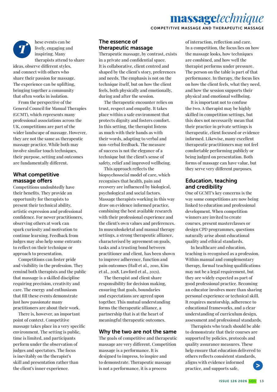 Massage World Preview Pages