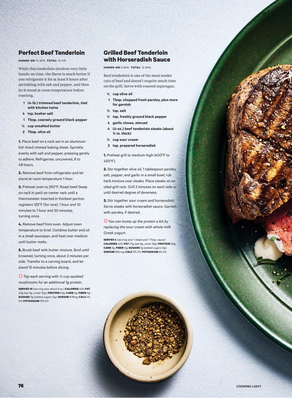 Cooking Light Preview Pages