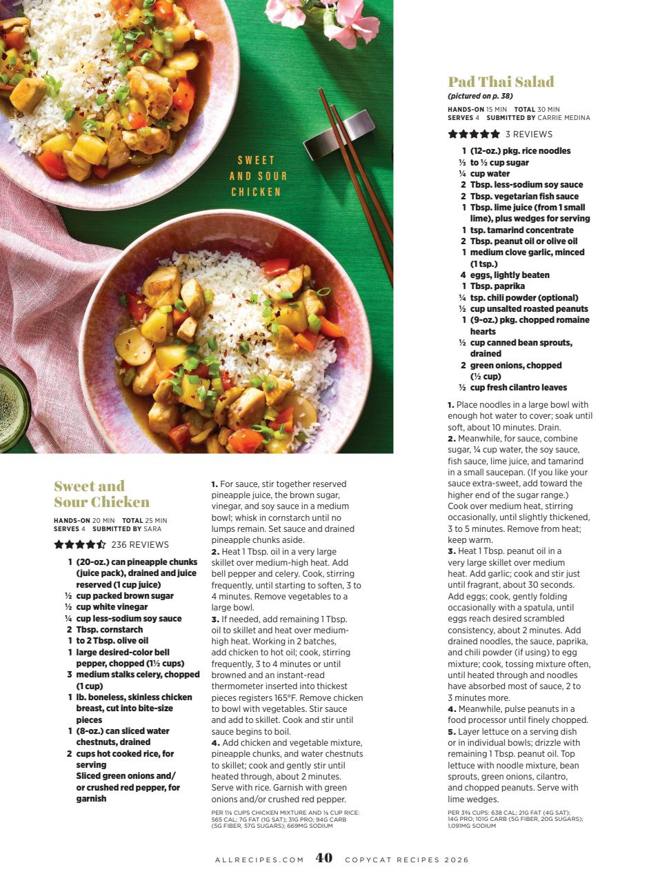 All Recipes Preview Pages