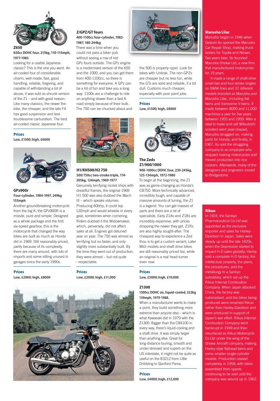 Classic Bike Guide Preview Pages