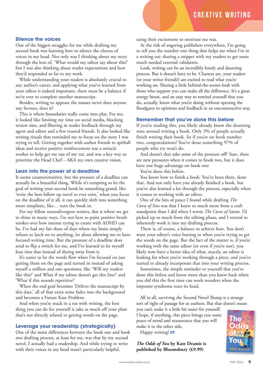 Writing Magazine Preview Pages