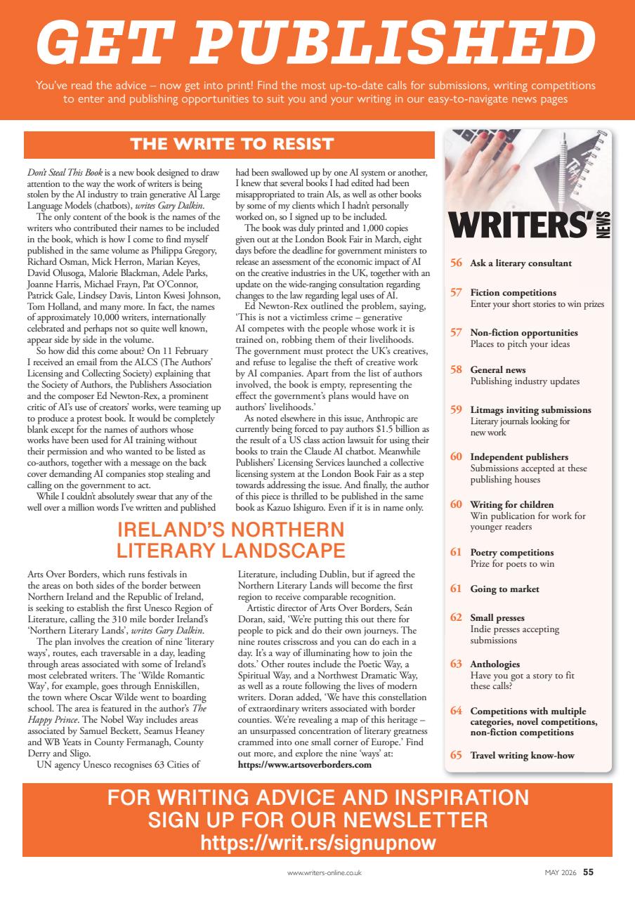 Writing Magazine Preview Pages