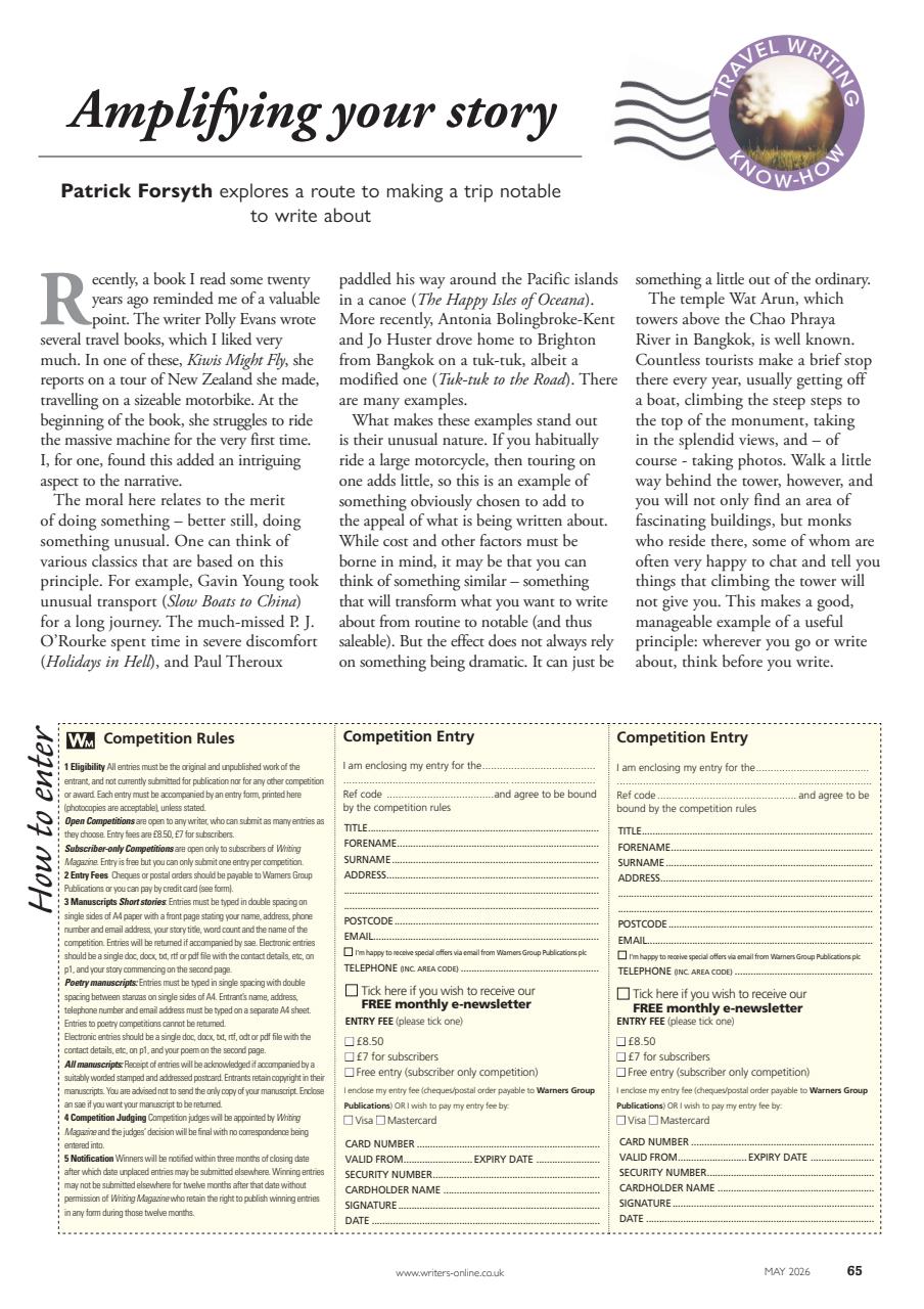 Writing Magazine Preview Pages