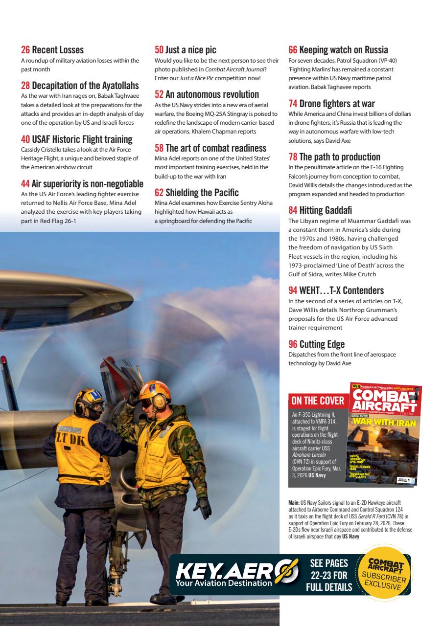 Combat Aircraft Journal Preview Pages