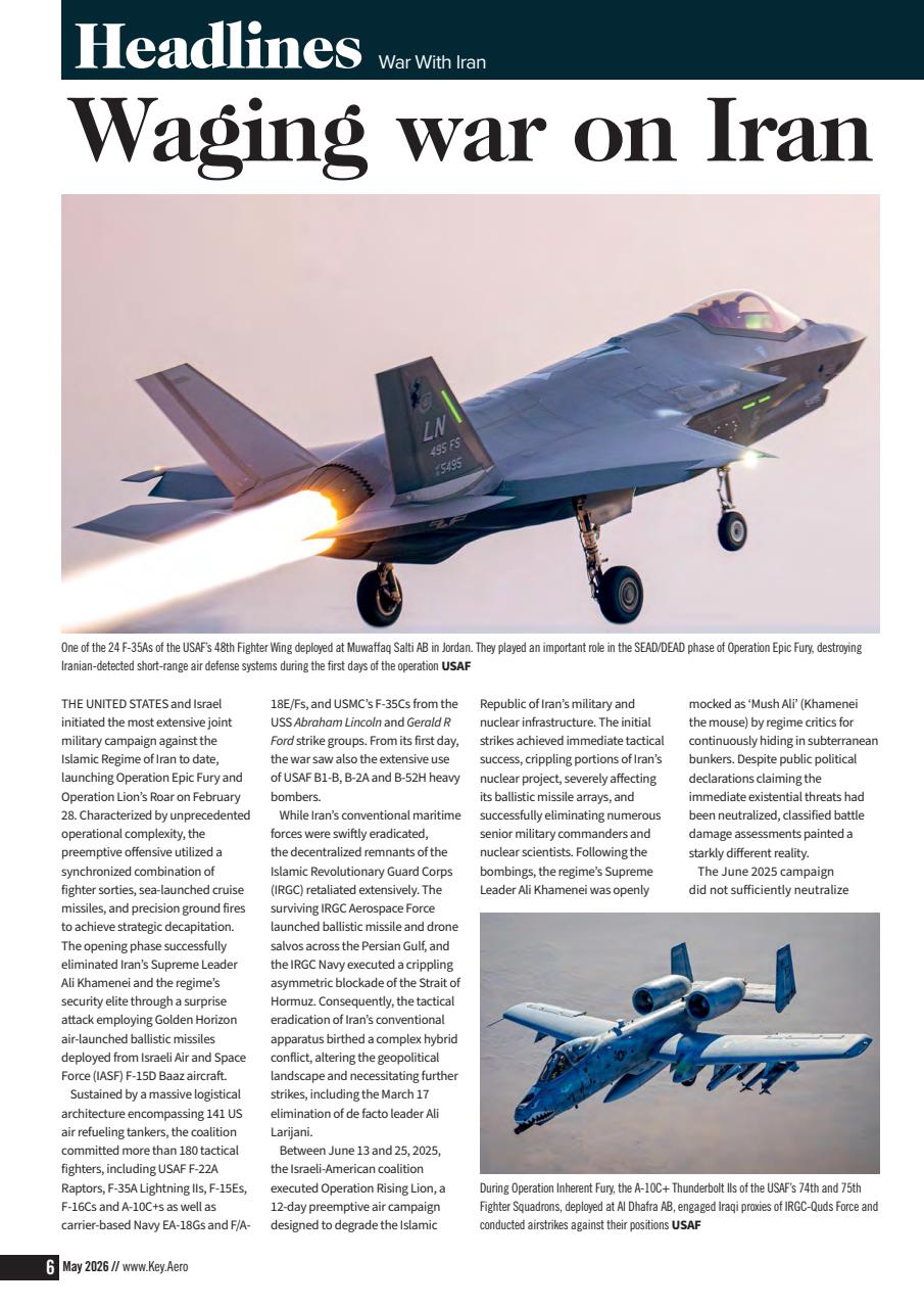 Combat Aircraft Journal Preview Pages