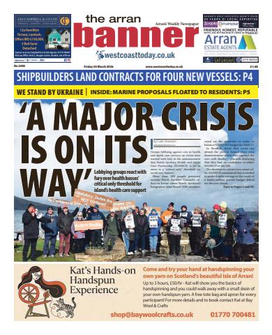Arran Banner issue Friday, March 20, 2026