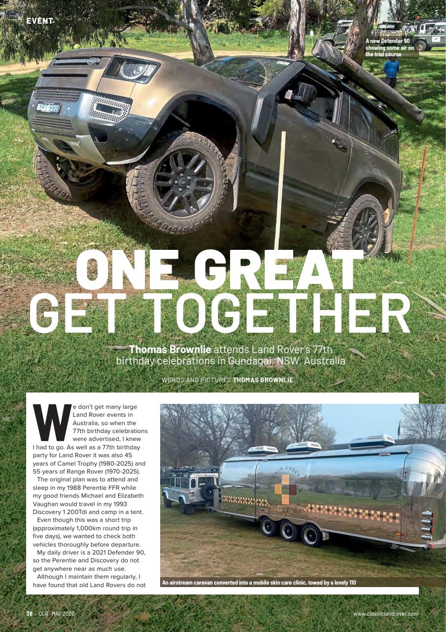 Classic Land Rover Magazine Preview Pages