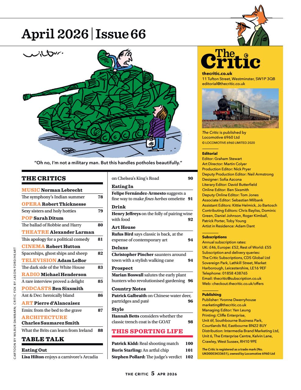 The Critic Preview Pages