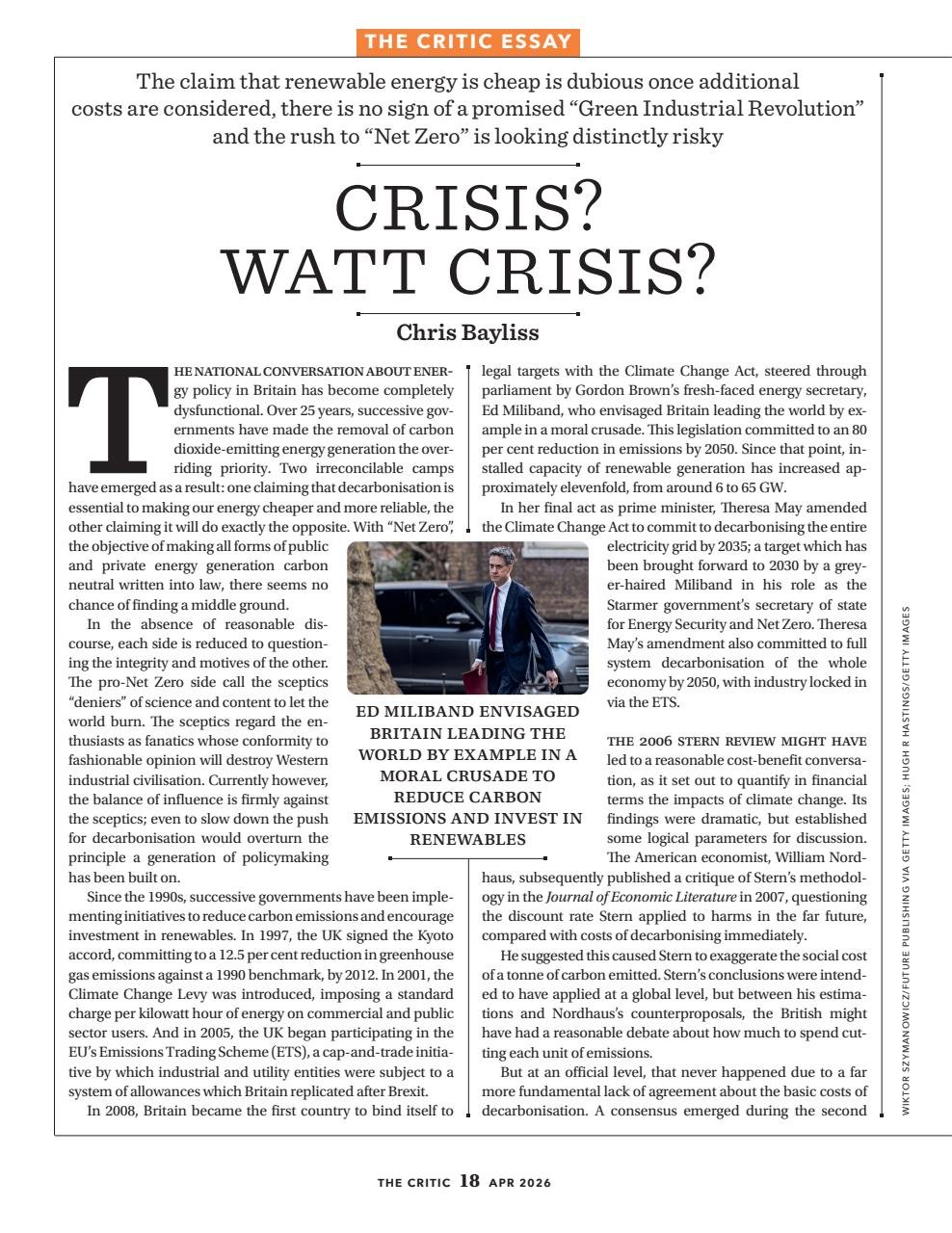 The Critic Preview Pages