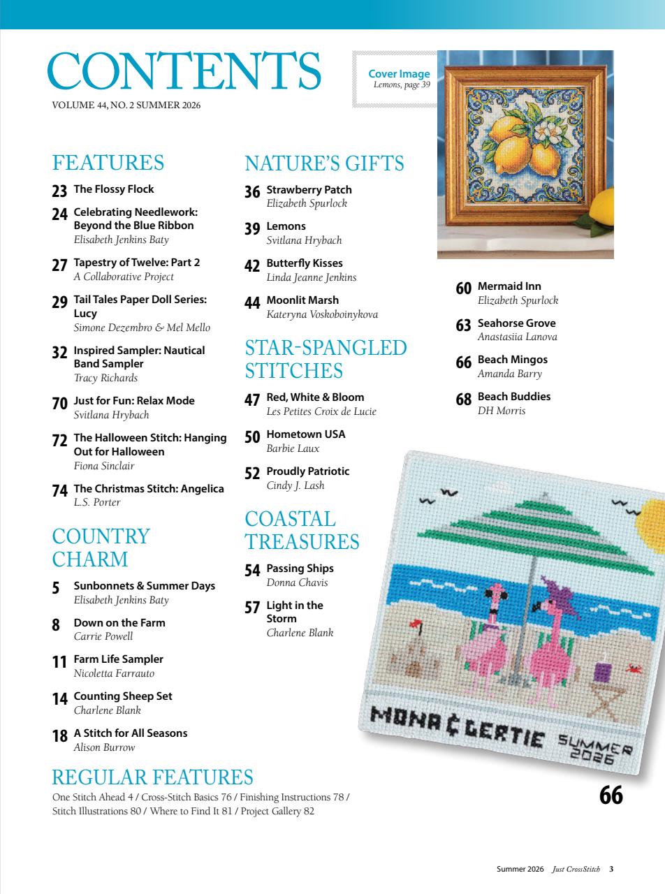 Just CrossStitch Preview Pages