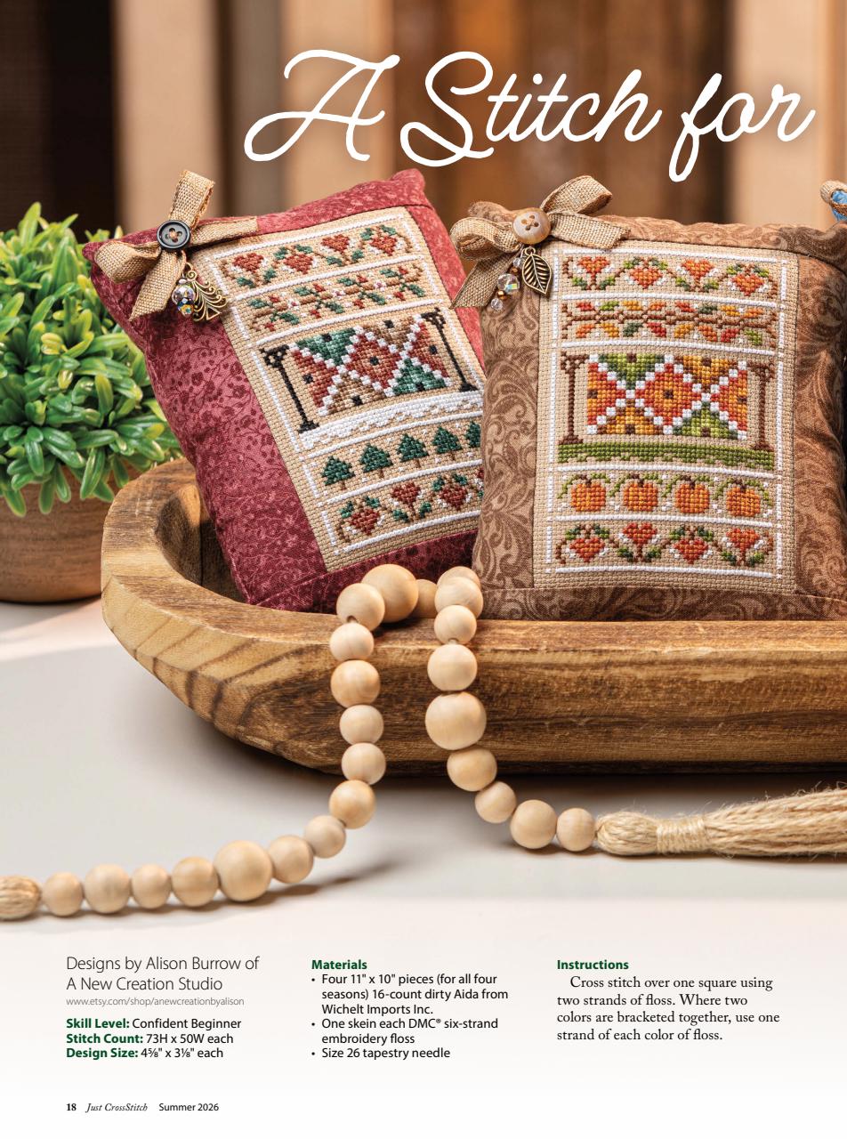 Just CrossStitch Preview Pages