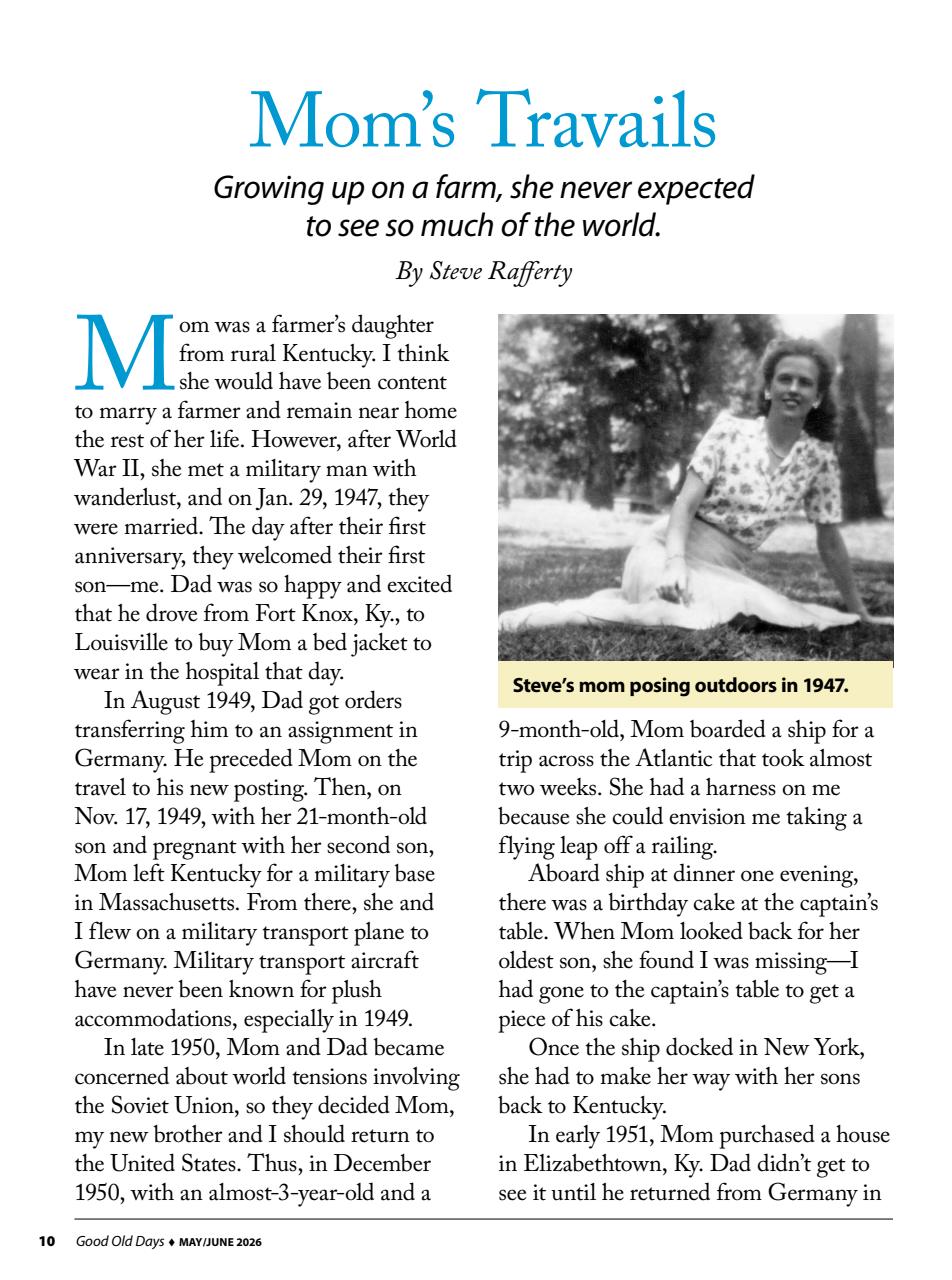 Good Old Days Preview Pages