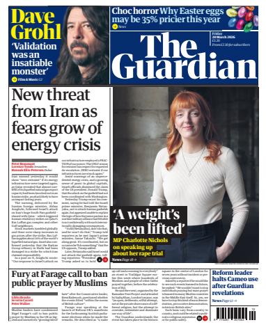 The Guardian Newspaper issue Friday, 20 March 2026