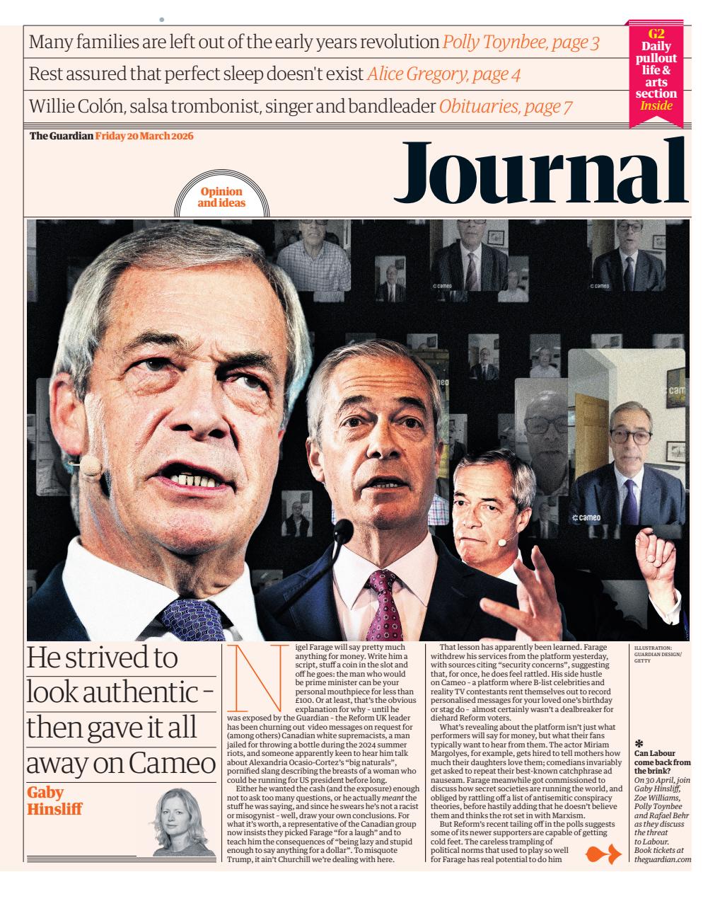 The Guardian Newspaper Preview Pages