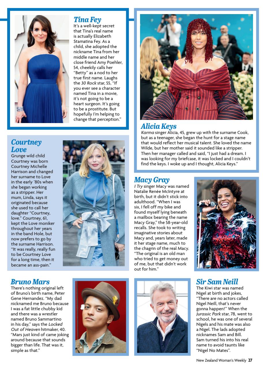 NZ Woman's Weekly Preview Pages