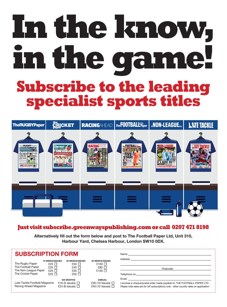 Racing Ahead Preview Pages