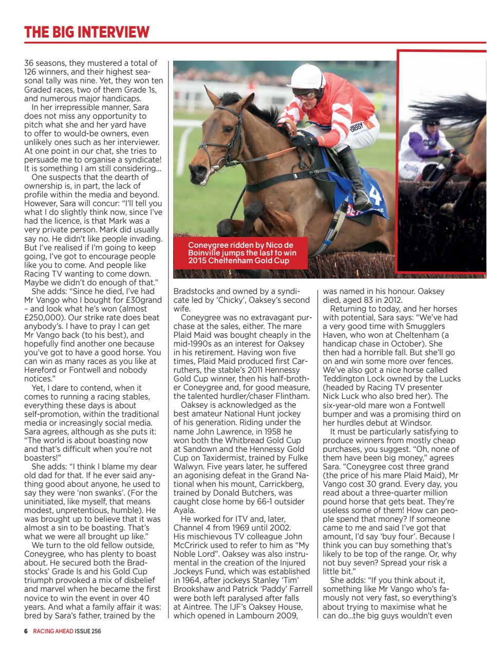 Racing Ahead Preview Pages