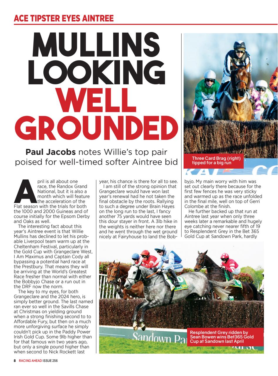 Racing Ahead Preview Pages