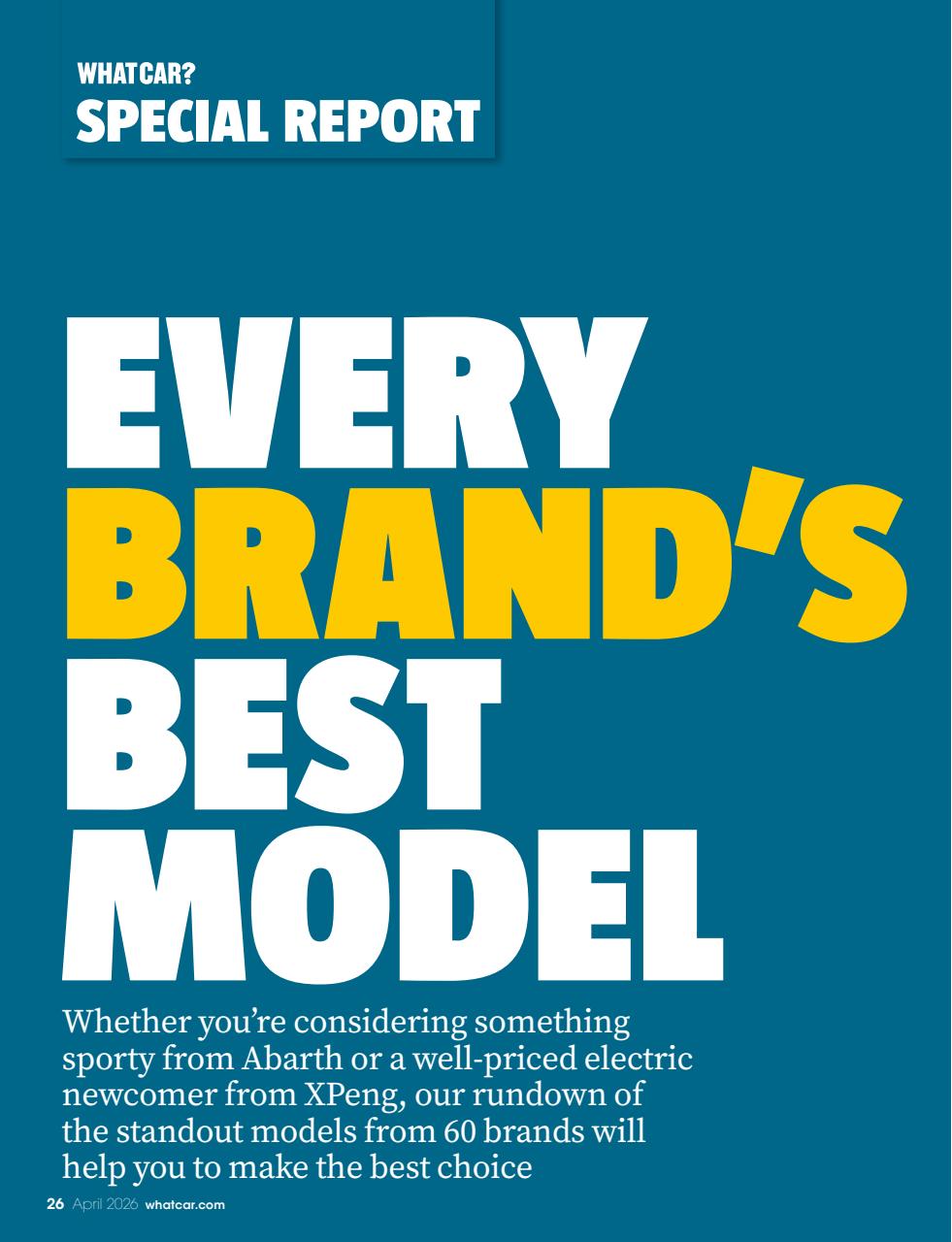 What Car? Preview Pages