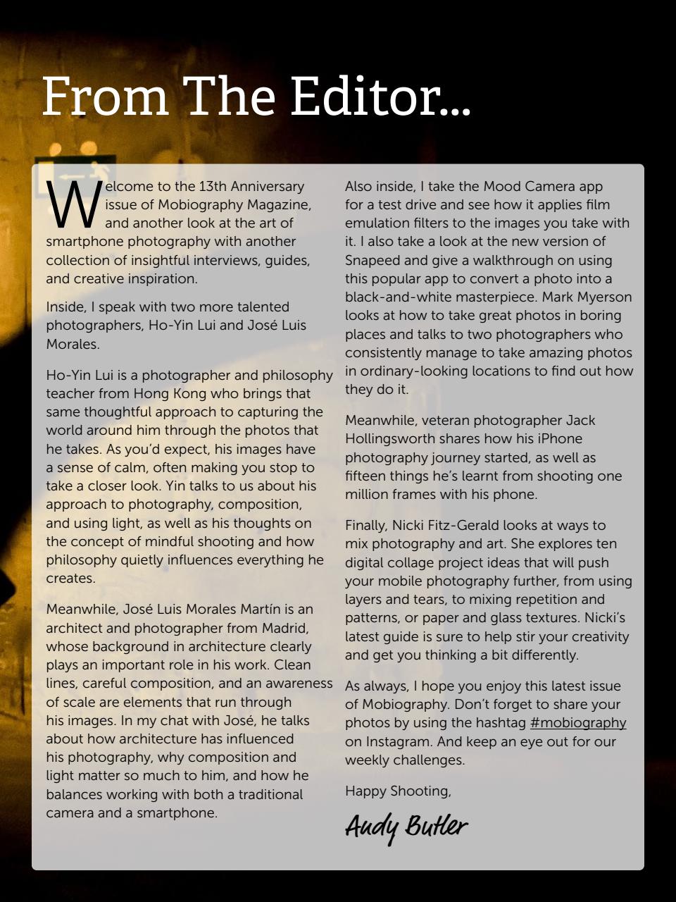 Mobiography Preview Pages