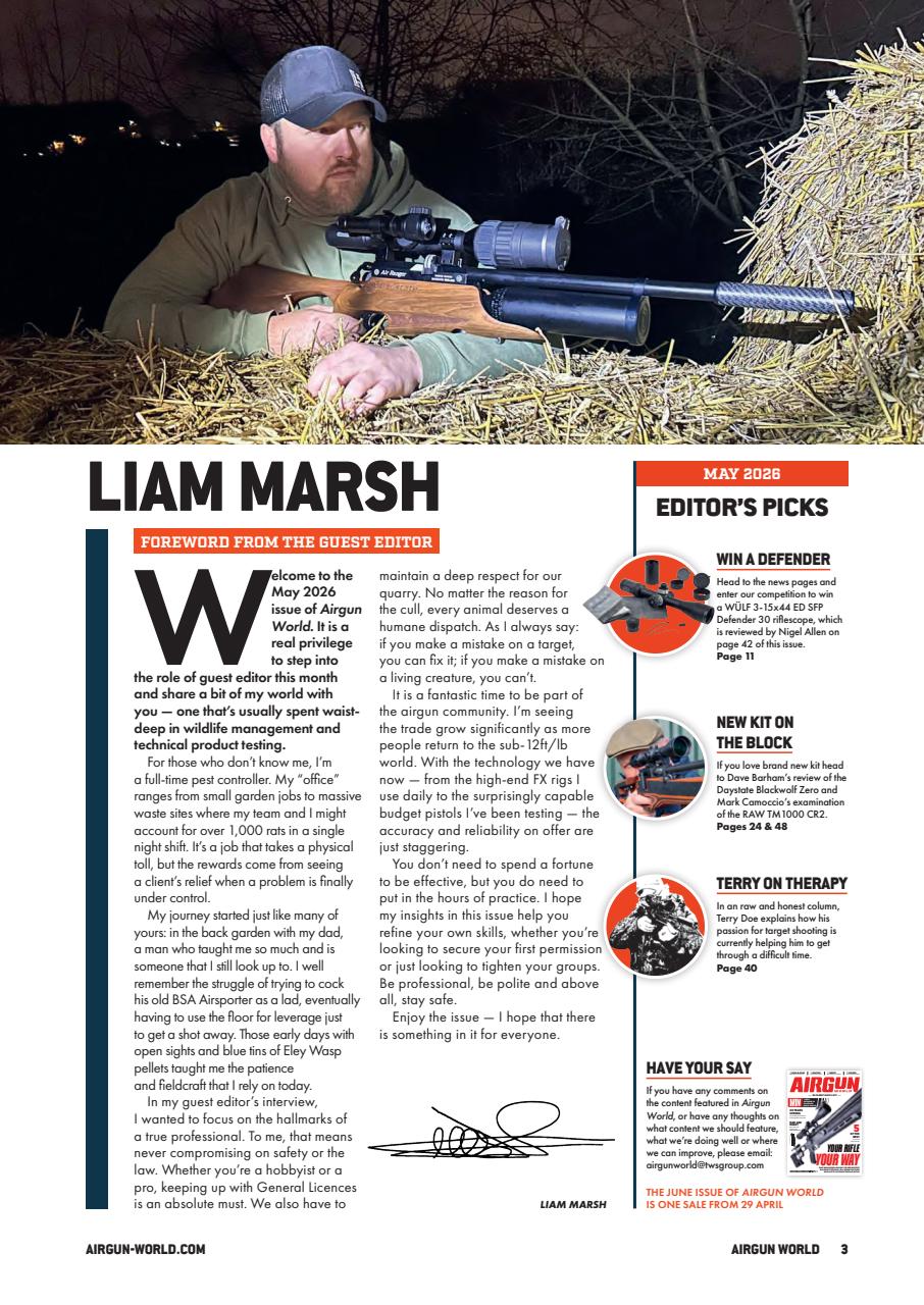 Airgun World Preview Pages