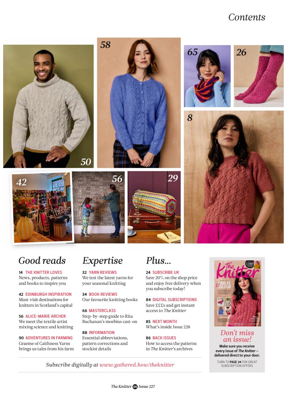 The Knitter Preview Pages