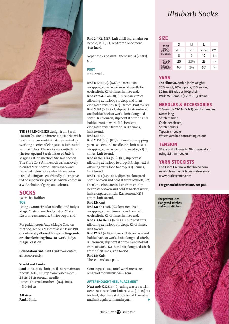 The Knitter Preview Pages