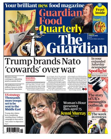 The Guardian Newspaper issue Saturday, 21 March 2026