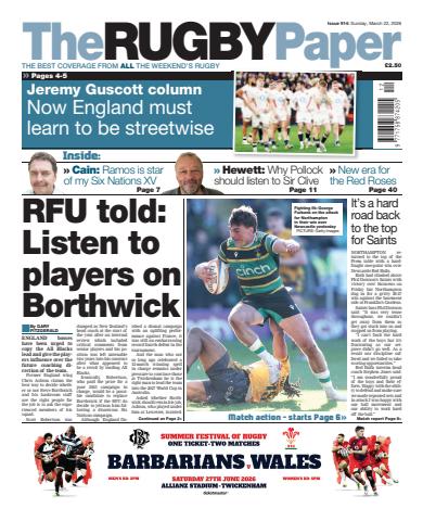 The Rugby Paper issue 22-Mar-2026
