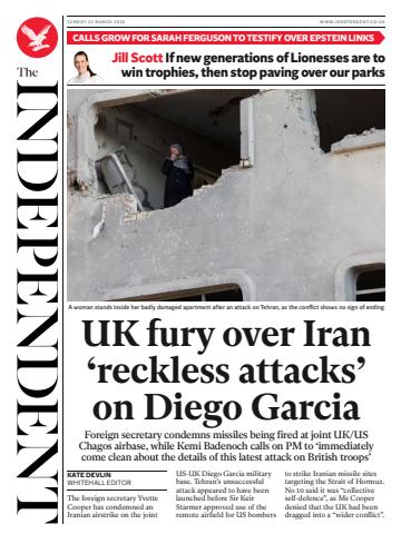 Sunday, 22 March 2026 issue Sunday, 22 March 2026