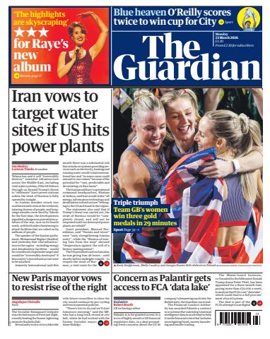 The Guardian Newspaper issue Monday, 23 March 2026
