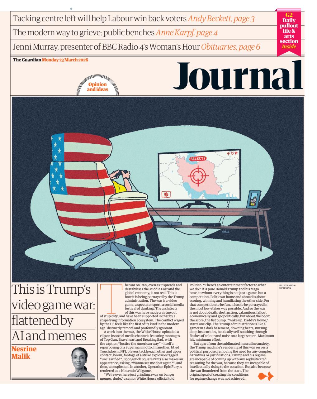 The Guardian Newspaper Preview Pages