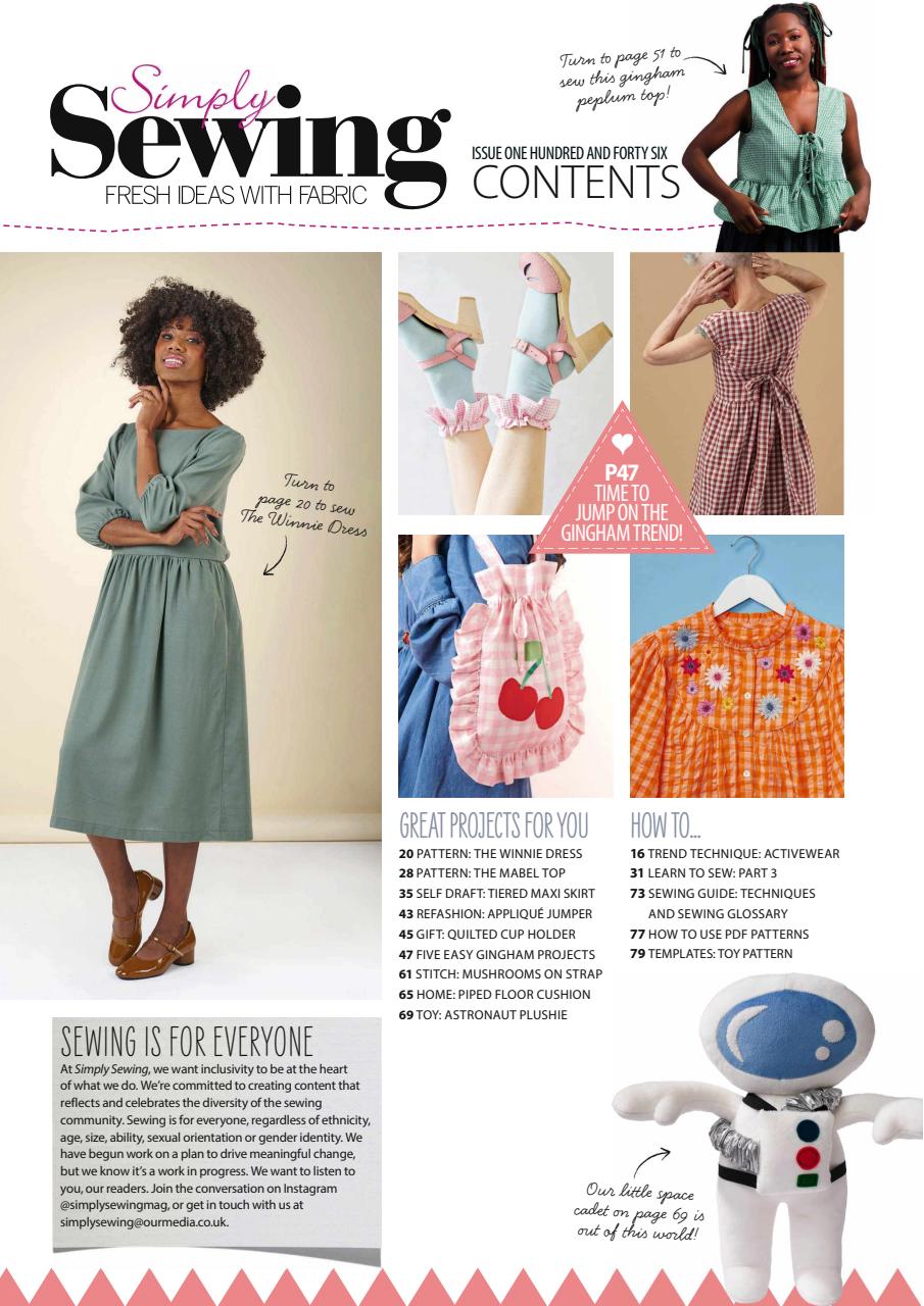 Simply Sewing Preview Pages