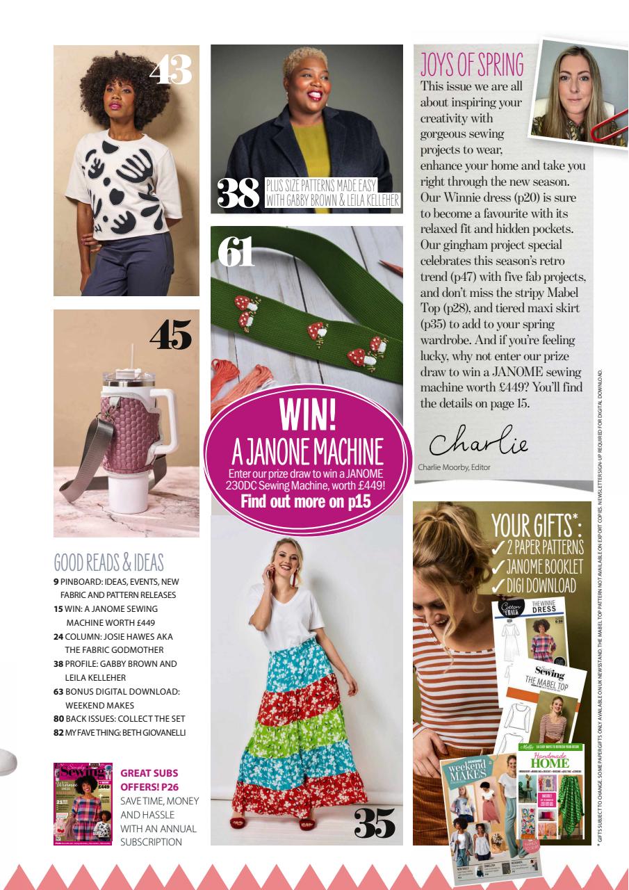 Simply Sewing Preview Pages