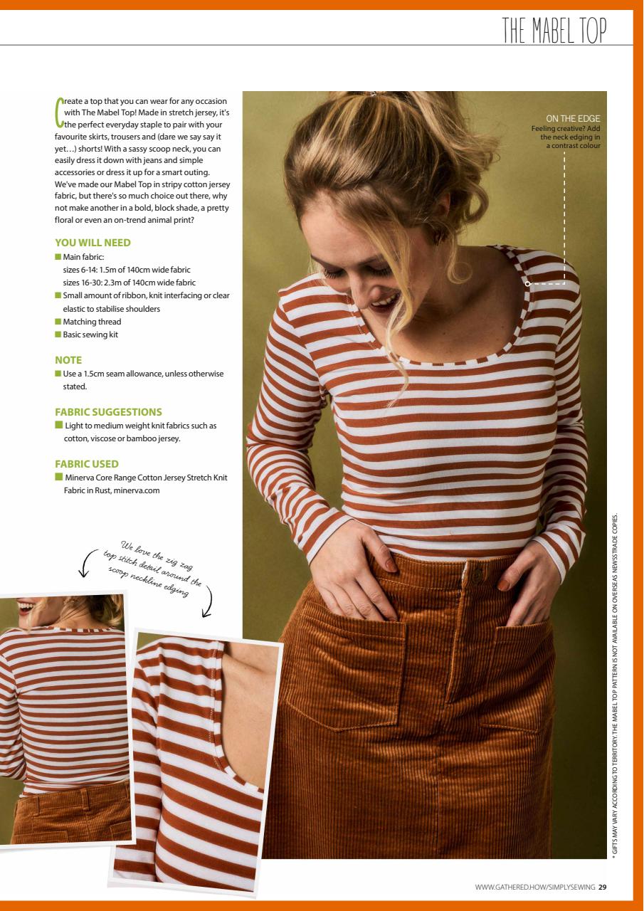 Simply Sewing Preview Pages