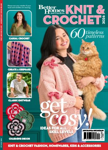Better Homes and Gardens (Aus) issue Knit & Crochet 2026