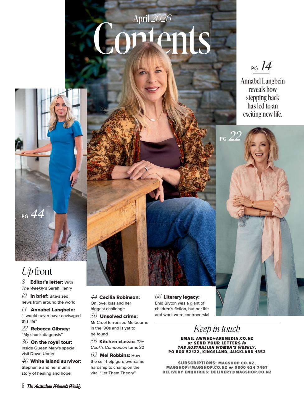 Australian Women's Weekly NZ Preview Pages