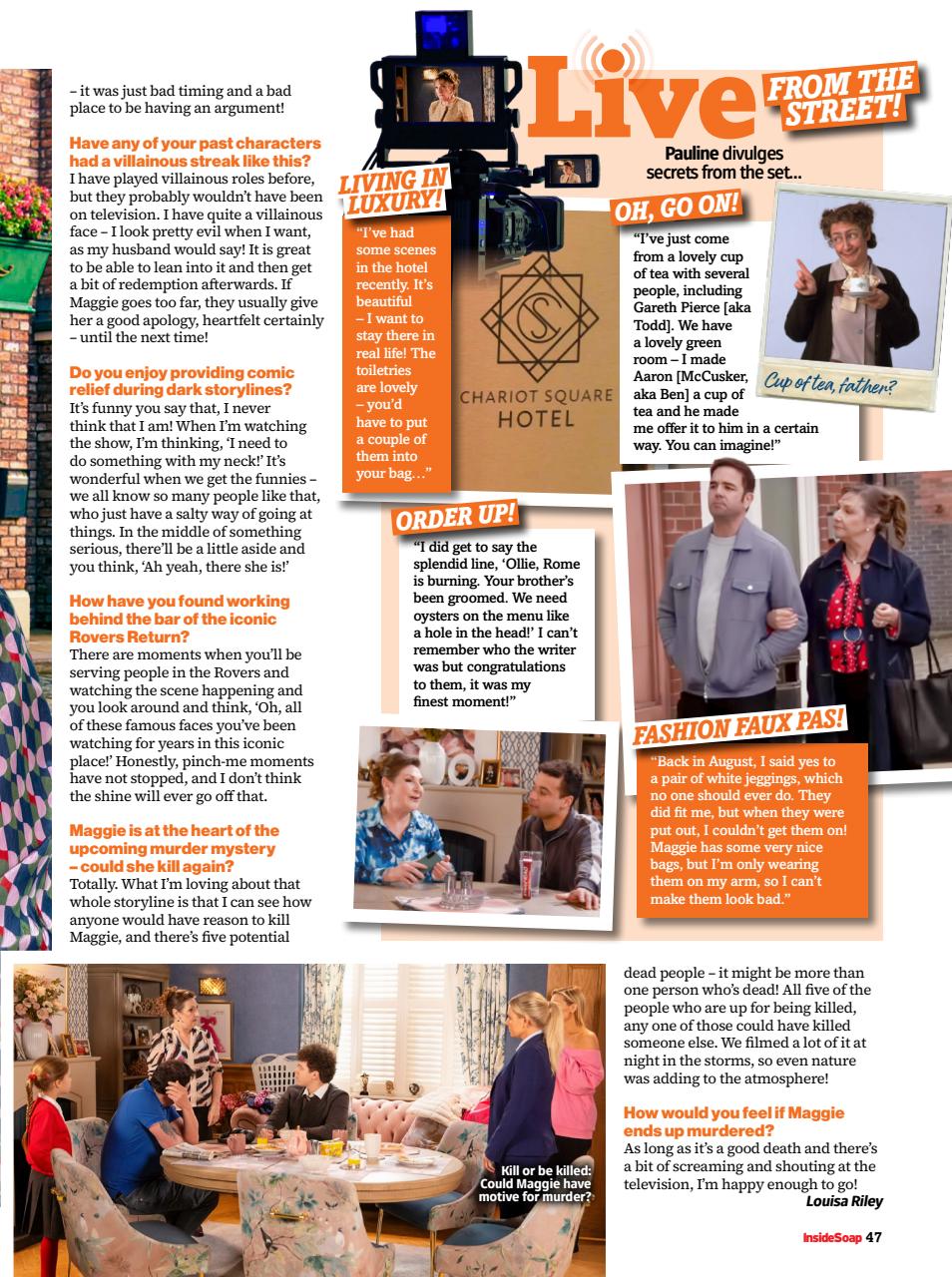 Inside Soap Preview Pages