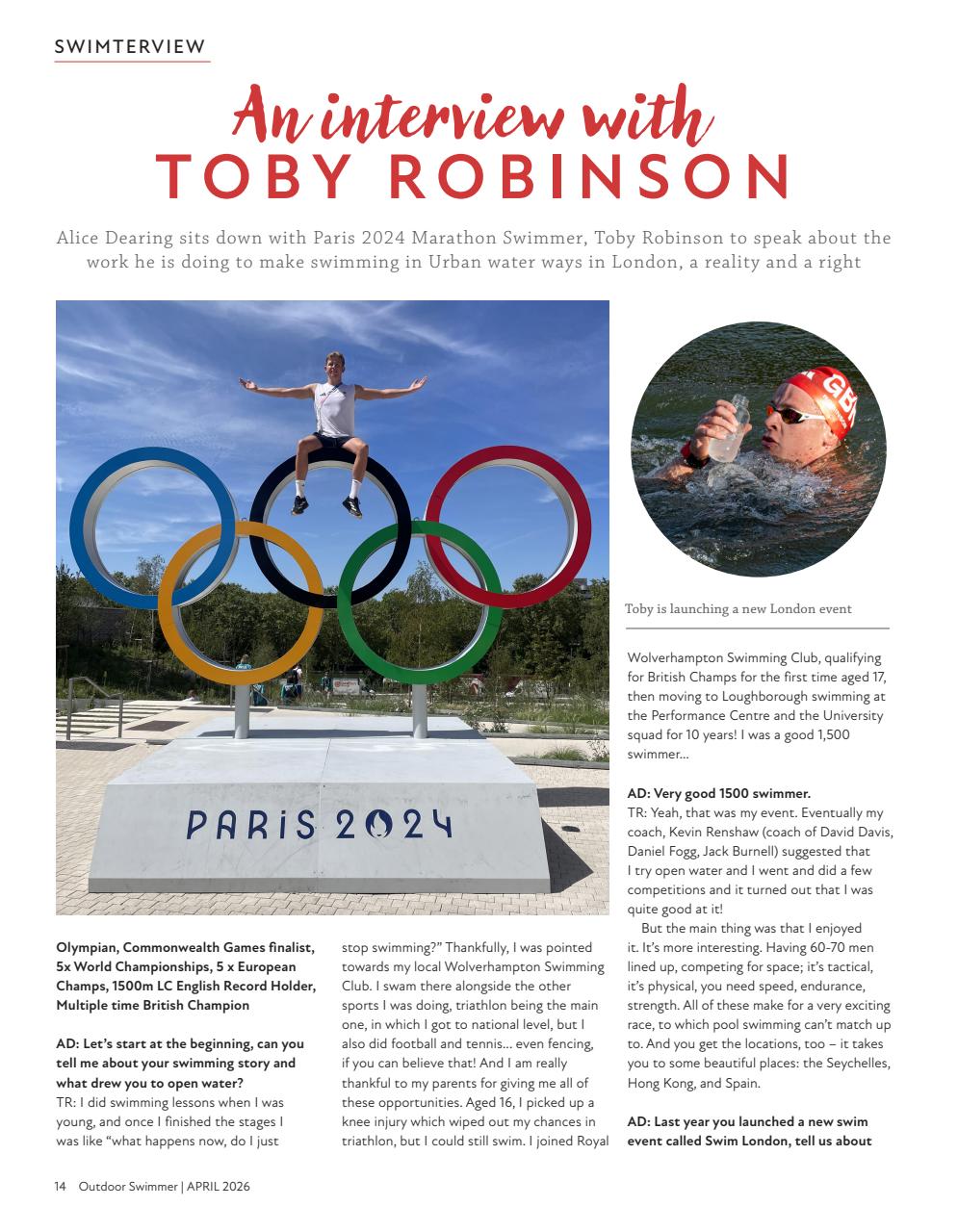 Outdoor Swimmer Preview Pages