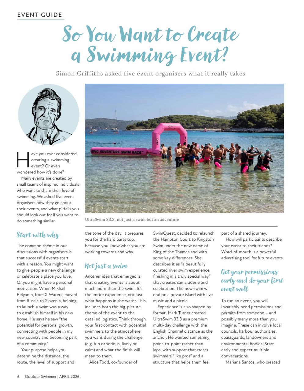 Outdoor Swimmer Preview Pages